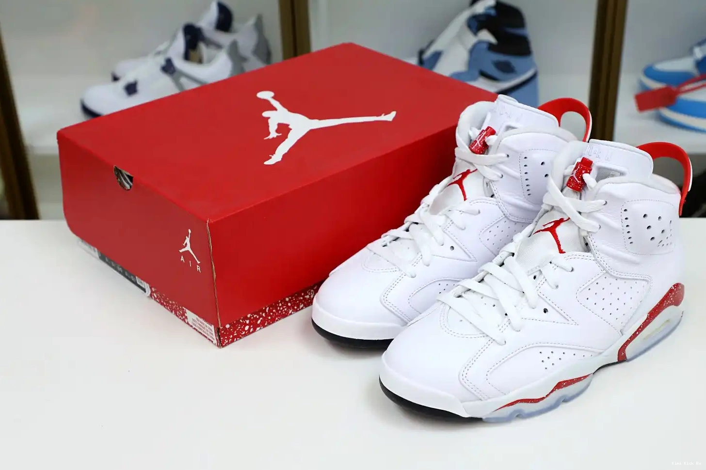 JORDAN 6 RED AIR Kimikick OREO 0525